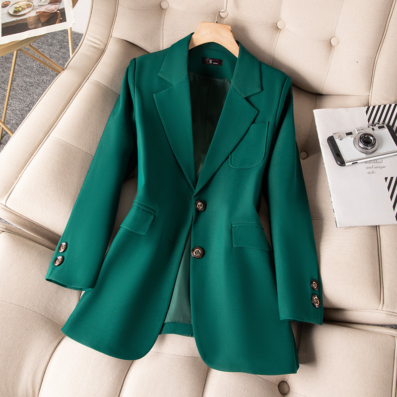 Women'S Green Formal Wear - Синий, черный, зеленый женский деловой пиджак,