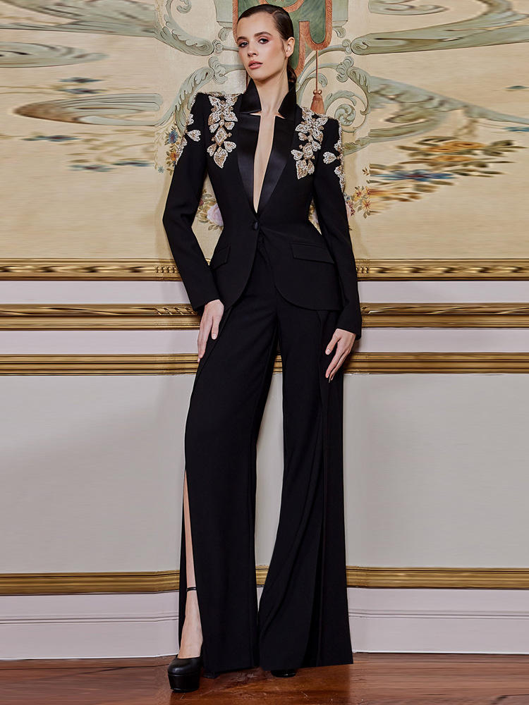 Новейший дизайнерский костюм H – обзор и цена Women Formal Wear Set