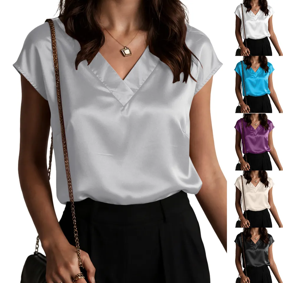 Женские шелковые атласные топы – обзор и цена Silk Camisole Work