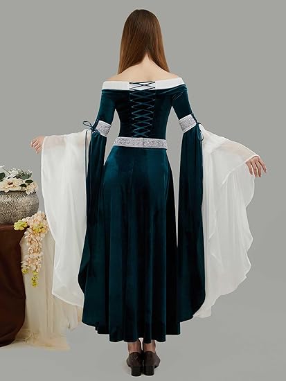 DAIZBELLA женский средневековы – обзор и цена Women'S Green Formal Wear