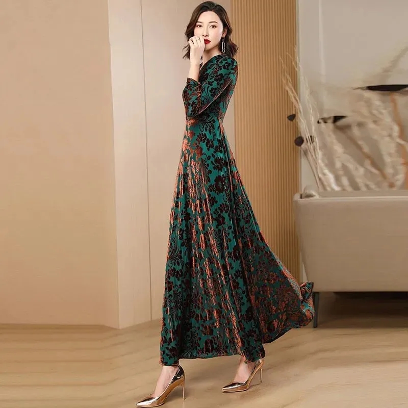 Весенне-осеннее новое золотое  – обзор и цена Women'S Green Formal Wear