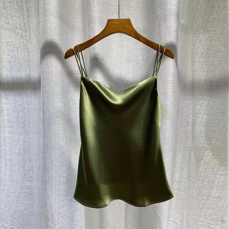 2025 сексуальная атласная шелк – обзор и цена Silk Camisole Work