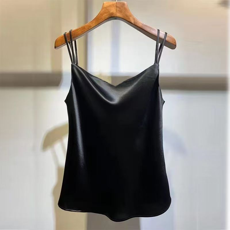 2025 сексуальная атласная шелк – обзор и цена Silk Camisole Work
