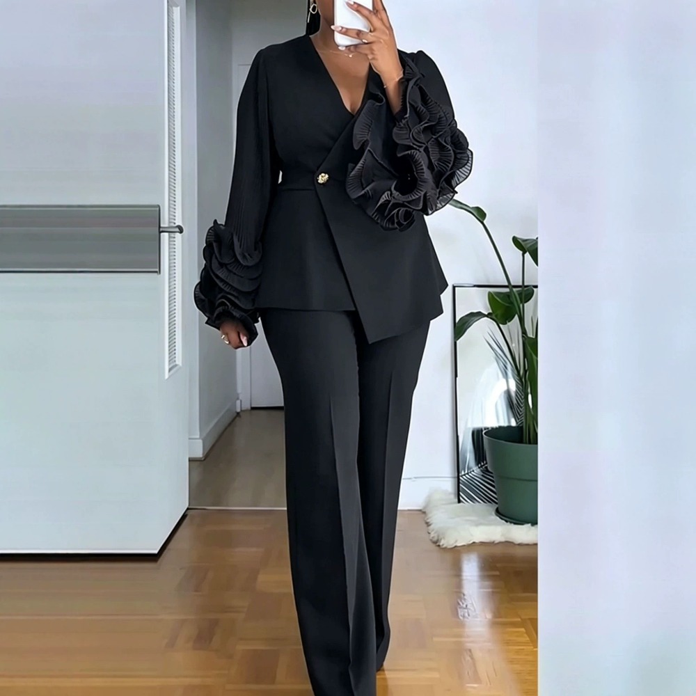 Женский брючный костюм из двух – обзор и цена Women Formal Wear Set