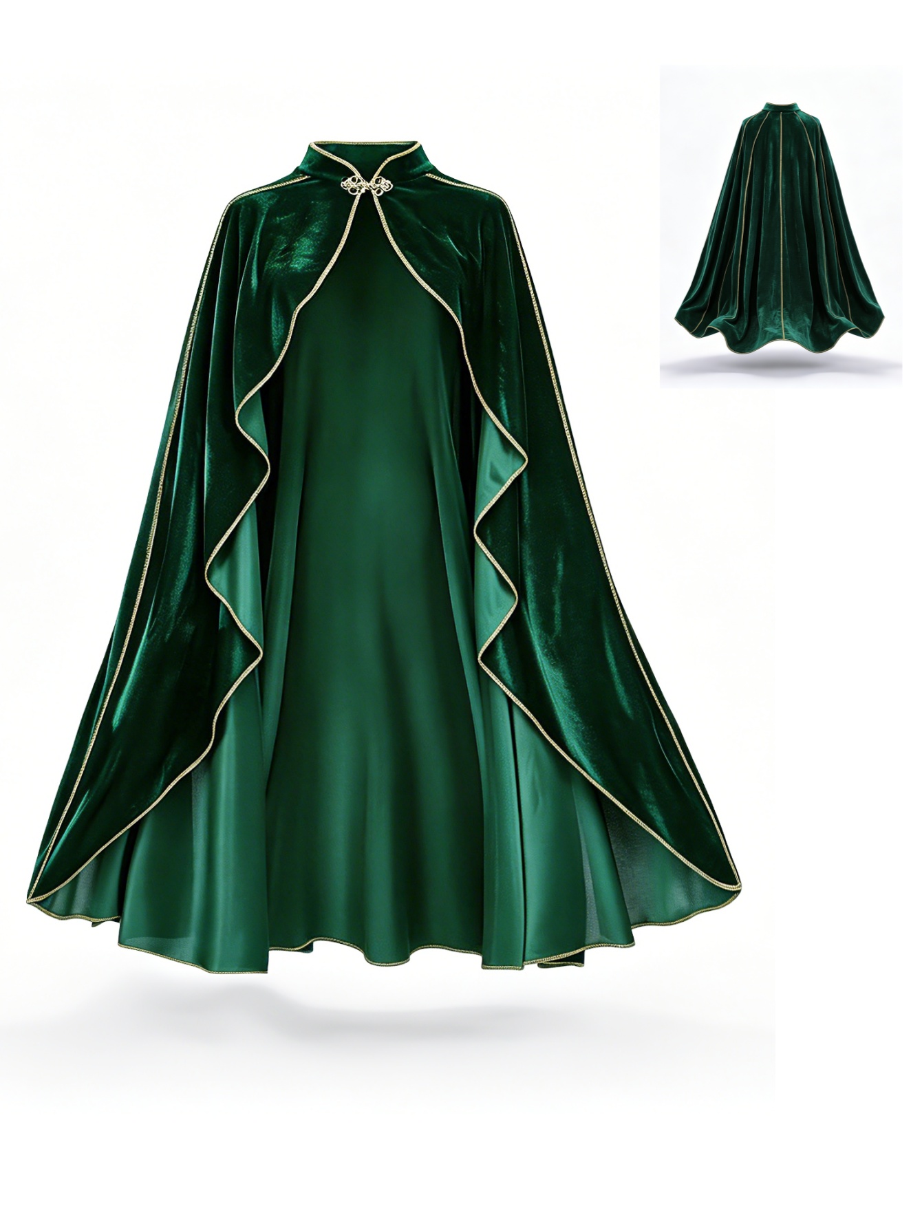 Женский винтажный плащ из зеле – обзор и цена Women'S Green Formal Wear