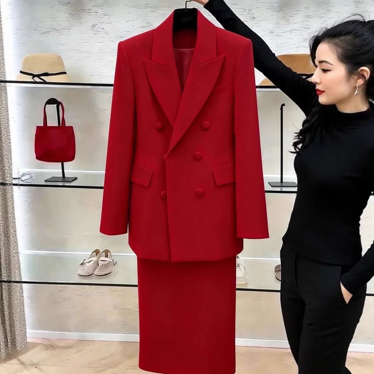 Белый женский костюм-двойка (п – обзор и цена Women Formal Wear Set
